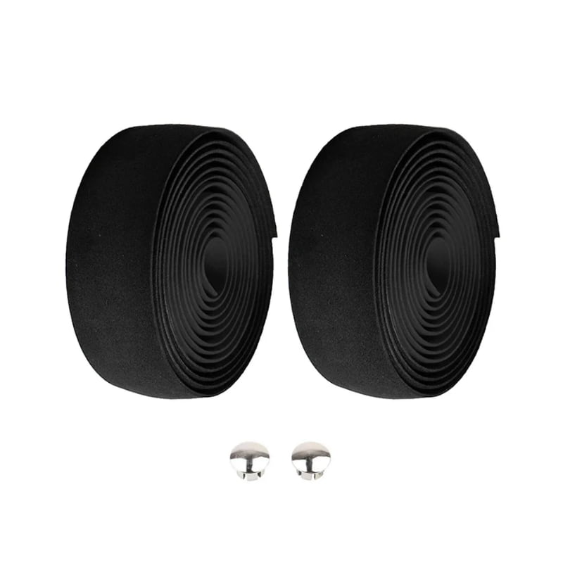 Cinta de manillar negra velo